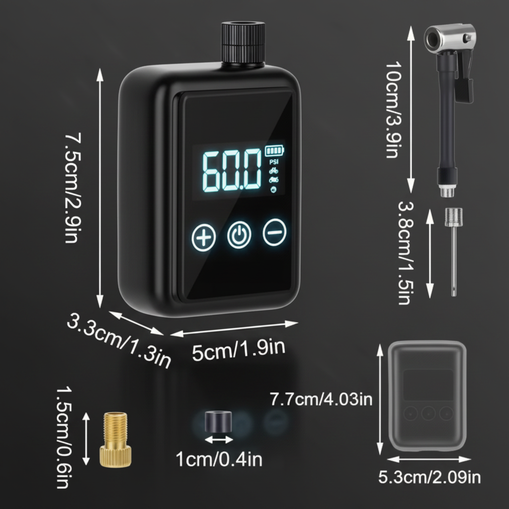 Premium Dark Specs Diagram - Metric Only